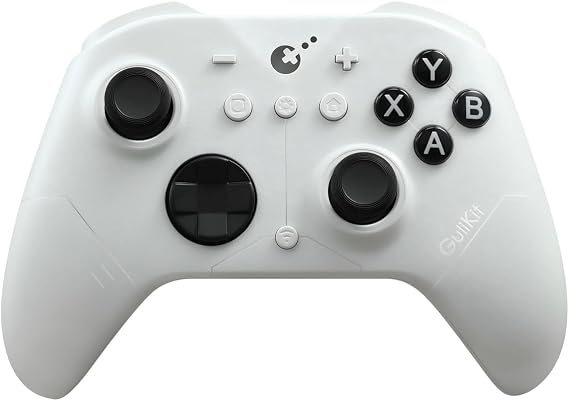 GuliKit ES PRO Wired&Wireless E-sports PC Game Controller for Windows/Switch/Android/Switch 2 Wake-up (White)