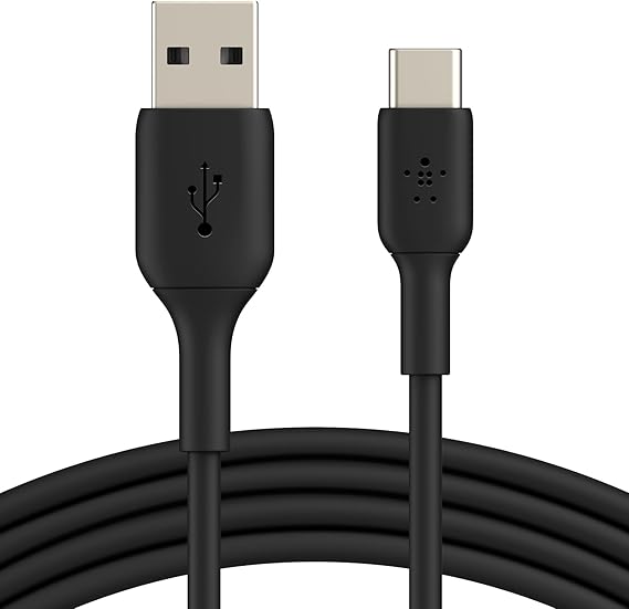 Belkin USB-C Cable (BUSB Type-C Cable for Boost Charge USB-C-USB Cable, Note10, S10, Pixel 4, iPad Pro, Nintendo Switch and more) 1 meter, Black