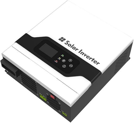 Power Inverter 2023 24V 3KW MPPT Hybrid Off Grid Solar Inverter PV1800 VPM 3000w Built MPPT 145V 60A Max 80A Charge Controller (Color : 3KW with A, Size : 24V_220-240V)