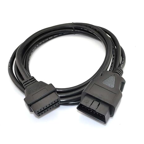 Unifizz 9.84FT 3M OBD2 OBDII 16 Pin Male to Female Extension Cable Extender for Car & Truck | OBD2 Diagnostic Tool Extension (3M/9.84Ft)