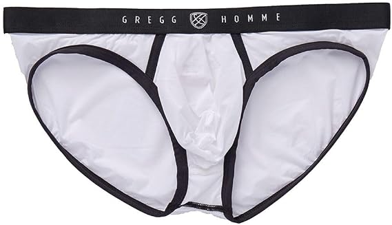 Gregg Homme Men's Room-Max Large Pouch Brief, 152703, White, XL