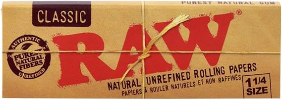 RAW Natural Unrefined 1.25 Rolling Papers - 1 Pack