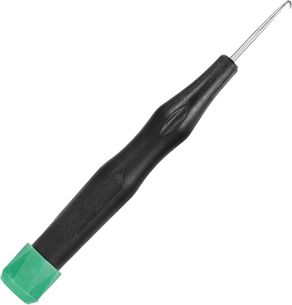 Hemoton Stringing Machine Tool for Racket Threading Hook Black
