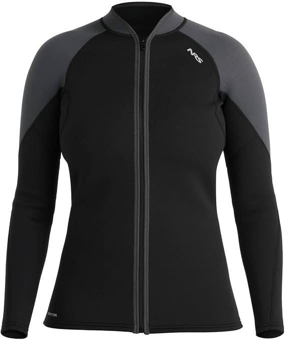 2mm Women's NRS Ignitor Wetsuit Jacket - Black/XS