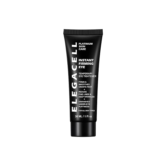 Instant Eye Tightening Cream for Under Eye Bags & Puffiness, Temporary Eye Lift Treatment to Smooth Fine Lines and Wrinkles, Firming Serum for Dark Circles and Tired Looking Eyes, 1 Fl Oz