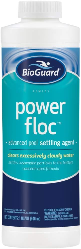 BioGuard PowerFloc Advanced Pool Settling Agent, 1 Quart, Single Pack