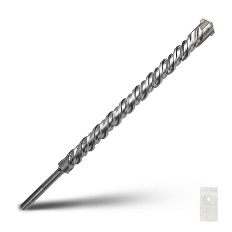 25/32" x 39" SDS Max Rotary Hammer Drill Bit, 20x1000mm Masonry Drill Bit | Carbide Tip Concrete Drill Bit for Masonry, Brick, Stone, Concrete