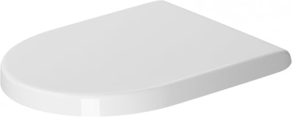 Duravit Starck 3 Hinges Stainless Steel 0063810000 Toilet Seat with Lid White