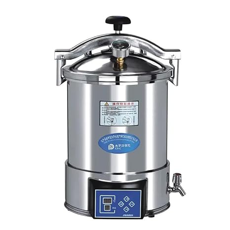 24L Laboratory High Temperature Steam Vertical Portable Autoclave Sterilizer