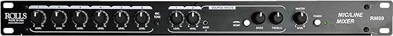 Rolls RM89 8-channel Mic/Line Mixer