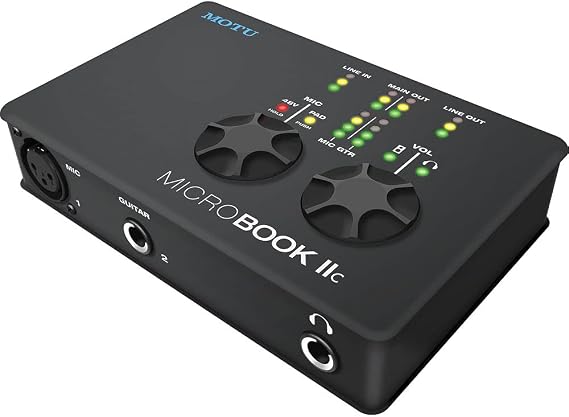 MOTU MicroBook IIc USB 2.0 Digital Audio Interface for Personal Studio Recording