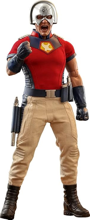TV Masterpiece Peacemaker 1/6 Scale Figure, Red | Peacemaker TV 12 Inch Action Figure 1/6 Scale - Peacemaker Hot Toys 910487