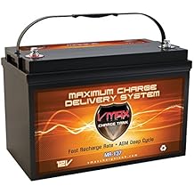 VMAX MR137-120 AGM Sealed Marine AGM Battery 12V 120AH for 50lb -110lb thrust Minn Kota, Newport Vessels, Cobra, Sevylor and other trolling motors. VMAX MR137 Deep Cycle 12V 120Ah Battery BCI group 31