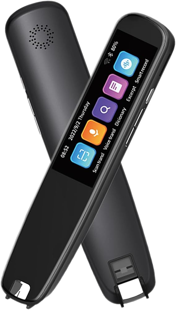 Translation Pen for Kids, Reading Pen & Dyslexia Tool with 130+ Languages Voice Translator, Offline Scan 12 Languages, 2.99in Screen Text-to-Speech, Smart Recorder for Language Learning