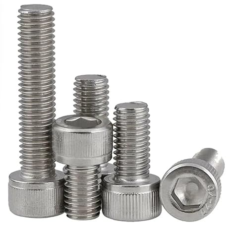 MonsterBolts - M3 x 6mm Socket Head Screws, DIN 912, Marine Grade Stainless Steel, 10 Pack