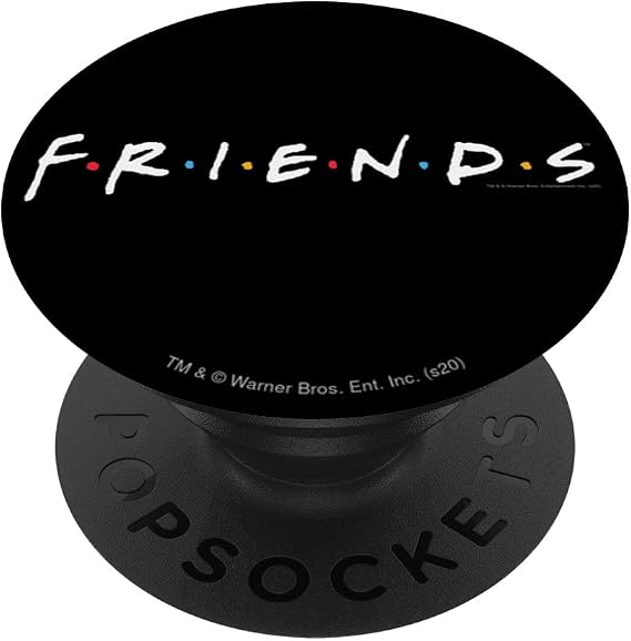 Friends Logo White PopSockets Adhesive PopGrip