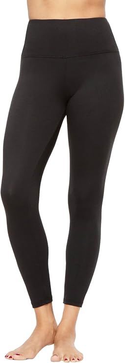 Felina - Shapebooster High-Waisted Ankle Length Leggings for Women - Comfortable Activewear (Black, Medium)