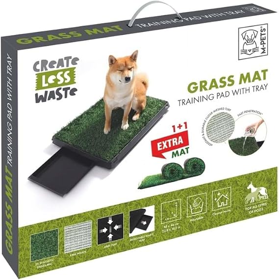 M-pets Grass Mat Çİmlİ ÇekmeÇelİ KÖpek Tuvaletİ 58x46cm