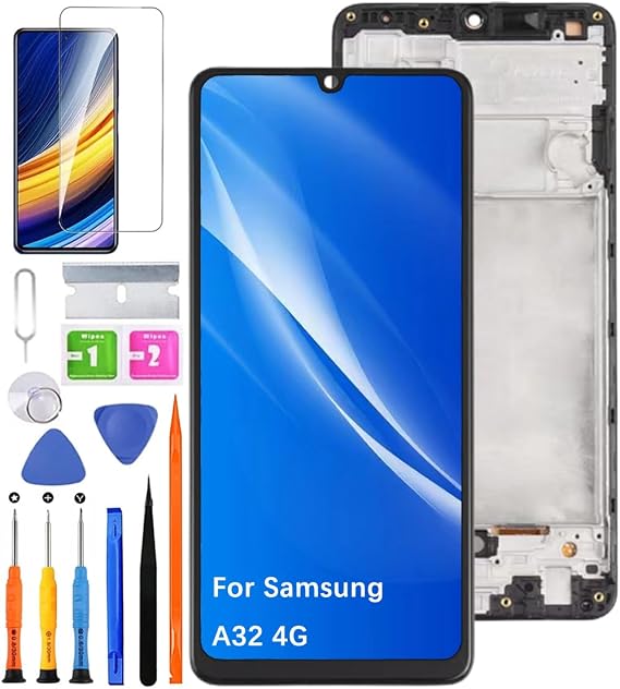 Display Screen for Samsung A32 4G TFT with Frame Without Fingerprint