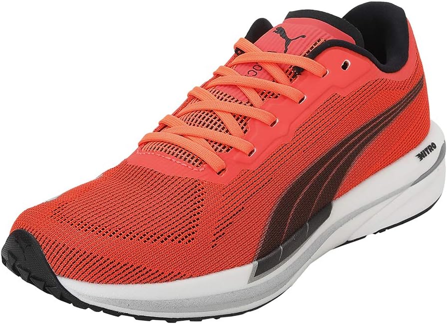 PUMA Mens Deviate Nitro Running Sneakers Shoes - Black