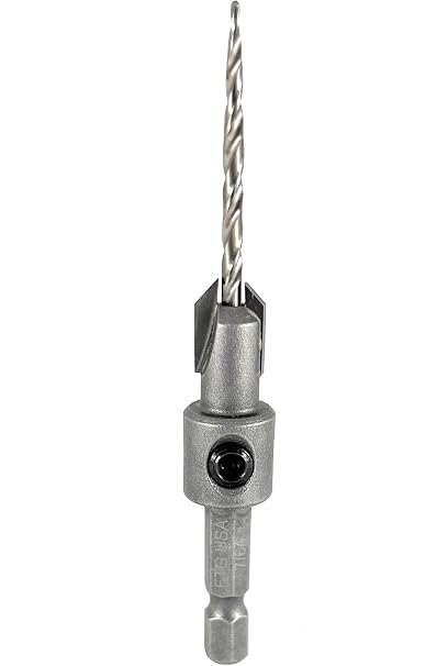 FTG USA #4 (7/64") TCT Tapered Wood Countersink Bit, Standard Flute