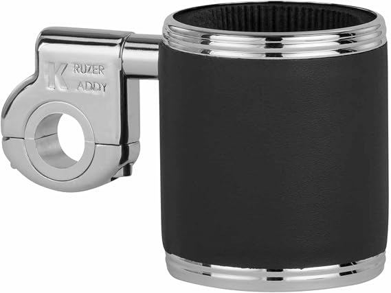 Leather Wrap Cup Holder Bar Mount 7/8, 1, 1 1/4