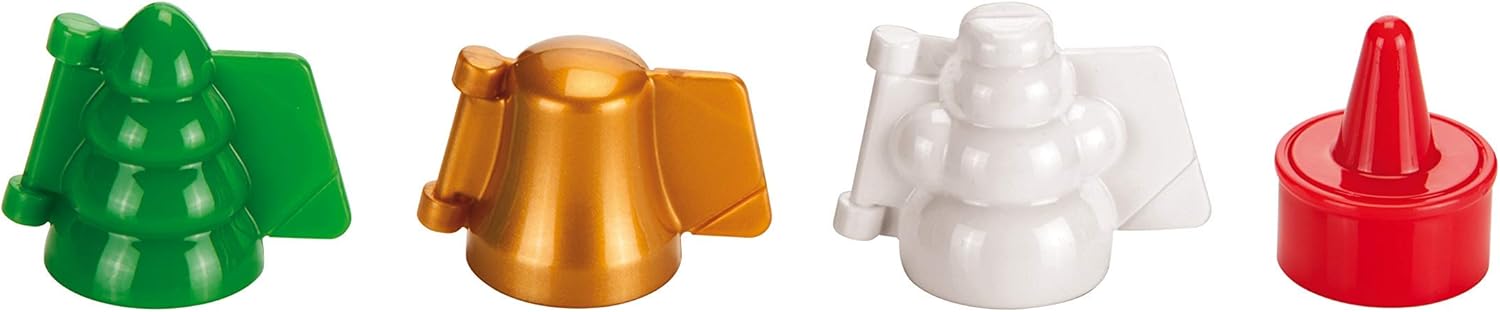 Tescoma Moulds for Filled Cookies, 3 Christmas Shapes Delícia, Assorted, 21 x 17 x 4 cm