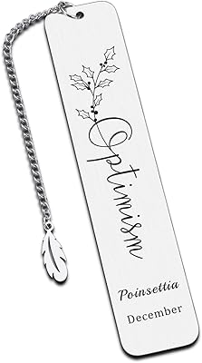 Bookmarks Gifts for Women Her Christmas Stocking Stuffers for Teen Girls Daughter Mom Mother Female Birth Flower Book Mark Gift for Book Lover 16 Birthday Gifts for Daughter Friend Valentines Day