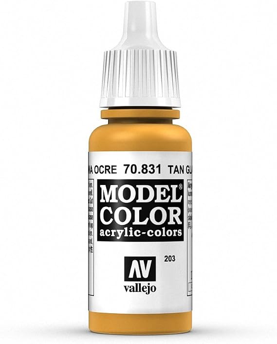 Vallejo Ochre Model Color Paint, 17ml