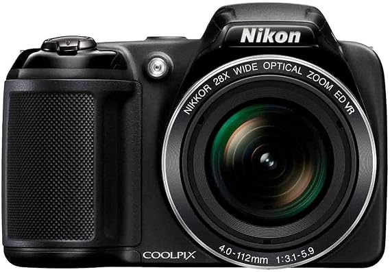 Nikon Coolpix L340 Bridge Camera - Black (20 MP, 28x Optical Zoom) 3-Inch LCD