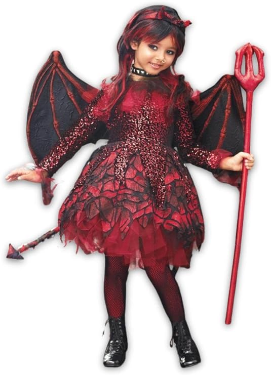 CHASING FIREFLIES Punk Devil Costume For Girls