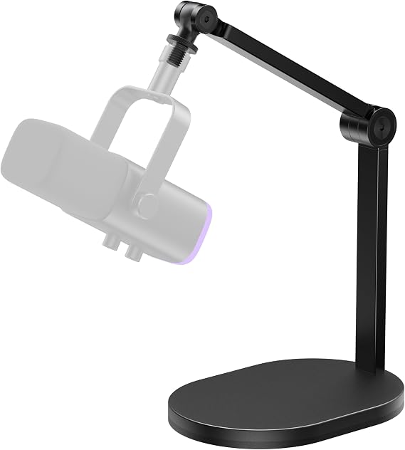 InnoGear Mic Stand Desk Max Load 2.64 lb Desktop Microphone Stand Boom Arm