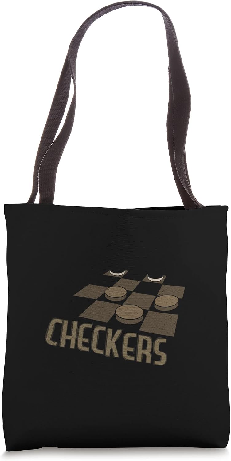 Checkers Board Game Checkers Player Boardgames Lovers Tote Bag