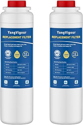 Water Filter Replacement Compatible with Elkay 51300C, 51300C Water Filter, High Capacity 3000 Gallon 2 PACK
