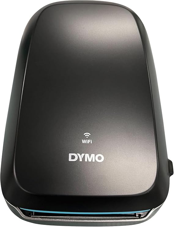 DYMO LabelWriter Wireless Label Printer, USB 2.0, WiFi Connectivity, 600 x 300 dpi, Prints 71 Address Labels Per Minute, Direct Thermal Printing Technology, Black - Includes 1 Rolls of 500 Labels