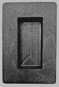100 Gram Silver AG Graphite Ingot Mold