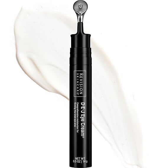 Revision Skincare DEJ Eye Cream Eye Cream for Fine Lines, 0.5 oz | Advanced eye treatment that firms, lifts, and smooths the total eye area with hydration and collagen-supporting ingredients.