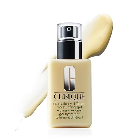 Clinique Dramatically Different Moisturizing Gel | Oil-Free Face Moisturizer For Combination Oily to Oily Skin Types | Step 1 in 3-Step Skin Care Routine