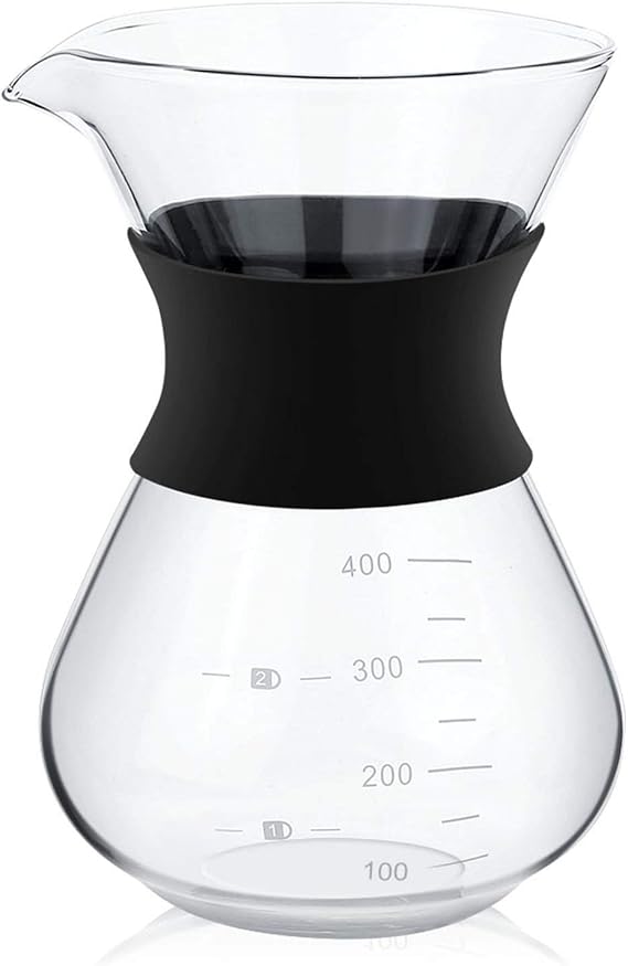 Tbest Stainless Steel Coffee Pour Over,Pour Over Coffee Maker,Coffee Share Pot Koffiepot Van,Coffee Drip Pot Manual Hand Drip Coffee Maker s Pot With Stainless Steel Filter