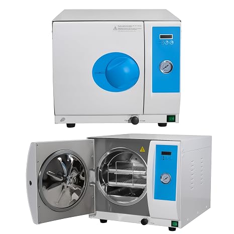 BoNew-Oral Autoclave 18L Portable High Temperature High Pressure Steam Stainless Steel Table Top Autoclave Digital Display Autoclave