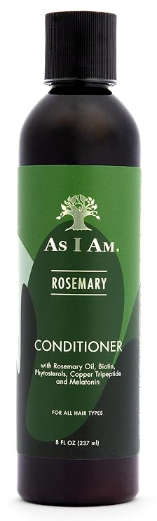 As I Am Rosemary Conditioner 8 oz - with Biotin & Saw Palmetto
