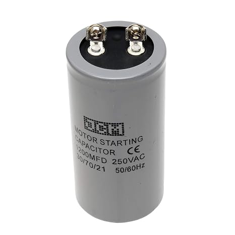 JCM AC Motor Start Capacitor 1200 uF MFD 250V 50/60Hz