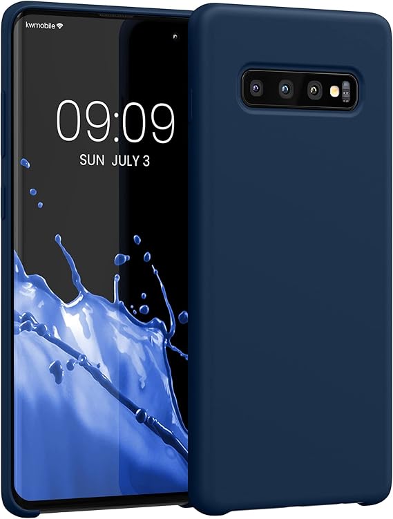 kwmobile Case Compatible with Samsung Galaxy S10 Plus / S10+ Case - Soft TPU Silicone Protective Phone Cover - Black