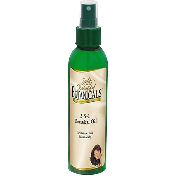 Soft and Beautiful Botanicals 3-N-1 Botanical Oil -- 6 oz.
