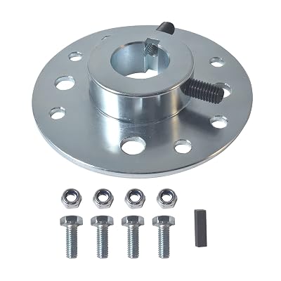 Steel Sprocket Hub for Go Kart 1 Bore & 14 Keyway for Mini Bike 212cc 196cc 6.5hp Dune Buggies Drift Trike Heavy Duty Go Kart Cart with Hardware Kit