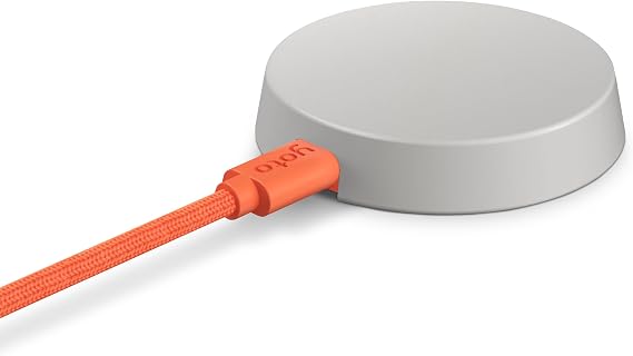YOTO Player (3rd Gen.) Wireless Charging Dock - USB-C, Ages 3-12 | Wireless charging dock for Yoto Player 3rd Gen | tethered USB-C cable | home and travel power dock | accessory