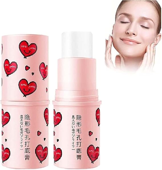 Lovelycat Magical Pore Eraser Waterproof Face Primer Stick - Matte Priming Makeup Blur Stick for Invisible Pores (1PC)