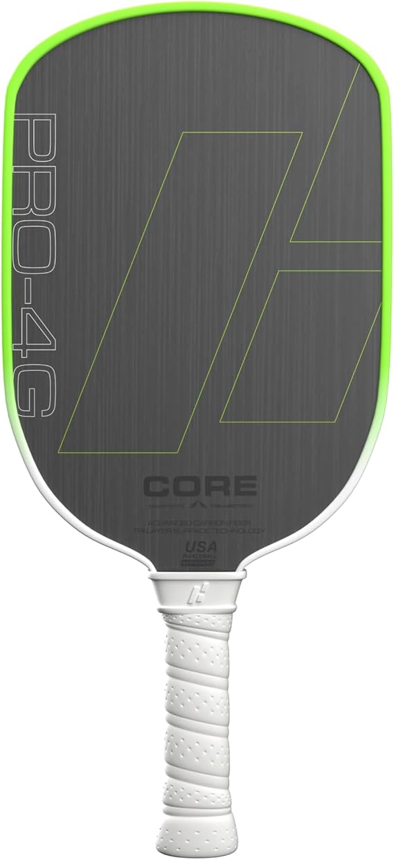 CORE Pickleball - Carbon Fiber Pickleball Paddles - USAPA Approved - PRO and Entry Models - Cushioned Comfort Grip with Honeycomb Polymer - Superior Spin Control