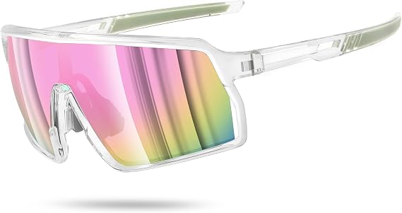 Women Polarized Sunglasses for Sports Men Safety Outdoors Glasses Goggles | UV400 Protection Cycling Baseball Womens Running Sun Glasses Mens Heatwave Sunglasses Goggles