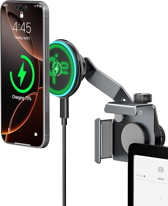 CloudValley 15W Wireless Charger Phone Mount for Tesla Model Y/3